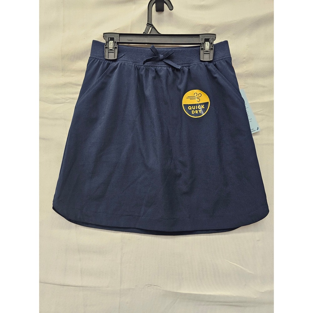 Cat & Jack Girls School Uniform Skort Blue Polyester Blend Casual Size Large